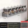 No-Drill Wall-Mounted Spice Rack & Seasoning Organizer