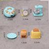 Miniature Kitchen Dollhouse - Pretend Play Bread Maker & Egg Beater Accessories