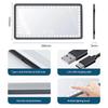 Car SunVisor Vanity Mirror - Rechargeable LED Light Makeup Mirror for All Car - Universal Car Sun