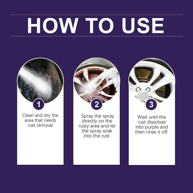 Automobile Rust Remover, Engine Rust Converter, Auto Parts Maintenance Cleaner, Fast Derusting, Corrosion Prevention