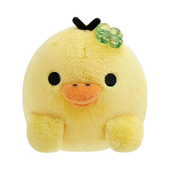 San-X Rilakkuma "Chairoikoguma no Kumakyun Days" Tenori Plushie Kiiroitori