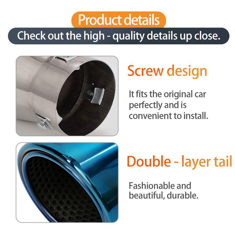 03-25 Prado Tailpipe Muffler Exhaust for Toyota Prado 2700