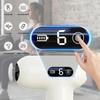 Multi functional interchangeable head home muscle exercise relaxation fascia gun white electric portable mini fitness massager