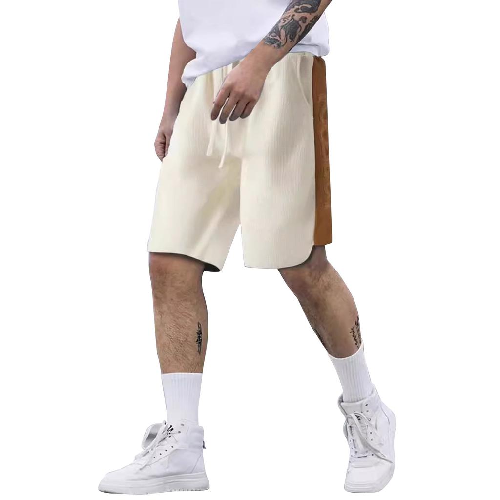 Barevné pánské módní šortky, volné letní venkovní ležérní kalhoty