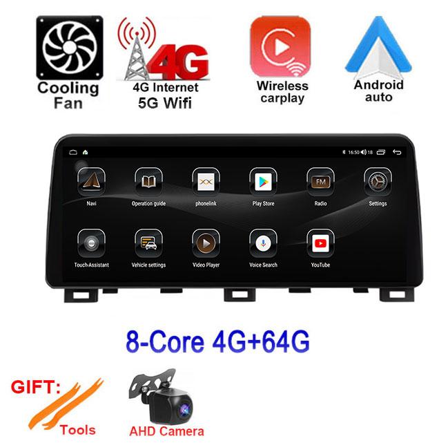 12.3 Inch Wireless CarPlay For Kia Forte 2018-2019 Car intelligent System Navigation GPS Display Touch Screen Android Auto