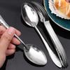 5/20pcs Silver Teaspoon Stainless Steel Flatware Milk Coffee Soup Rice Dinner Dessert Watermelon Spoons Tableware Kitchen Tools4