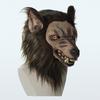Wolf Head Mask Animal Latex Headgear Mask Halloween Cosplay Light-Up Prom Mask