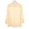 HERMES French Silk Blend Old Long sleeve shirt 38 beige Women Used