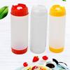 In First Out First Squeeze Sauce Bottle Double Head Salad Dressing Bottle Ketchup  Picnic Cooker
