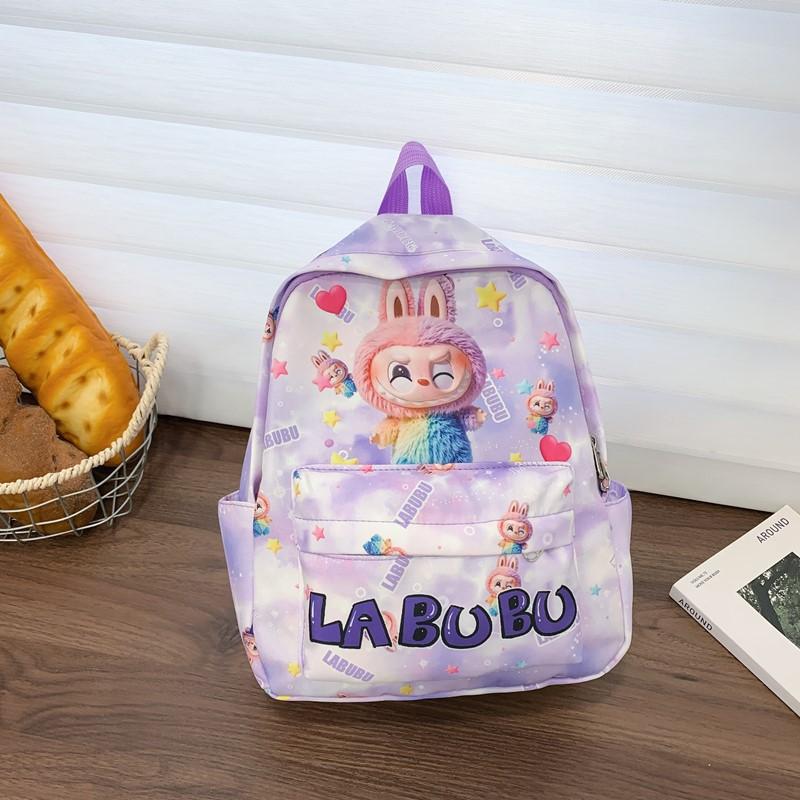 Kindergarten Baby School Bag Cartoon Animation Boys And Girls Backpack Foreign Style Printing Children'S Backpack Tide