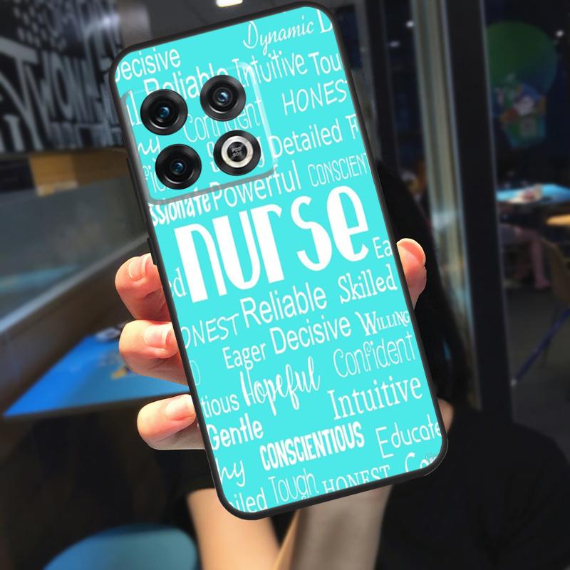 I'm A Nurse Quotes Funda For OnePlus 13R 13 12 R 11 9 10 Pro 8T 9RT 10T OnePlus Nord CE 4 2 3 Lite N20 N30 Case
