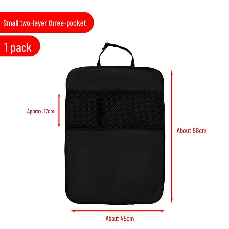 Universal Car Kick Mat with Storage - Rear Seat Protector for Children