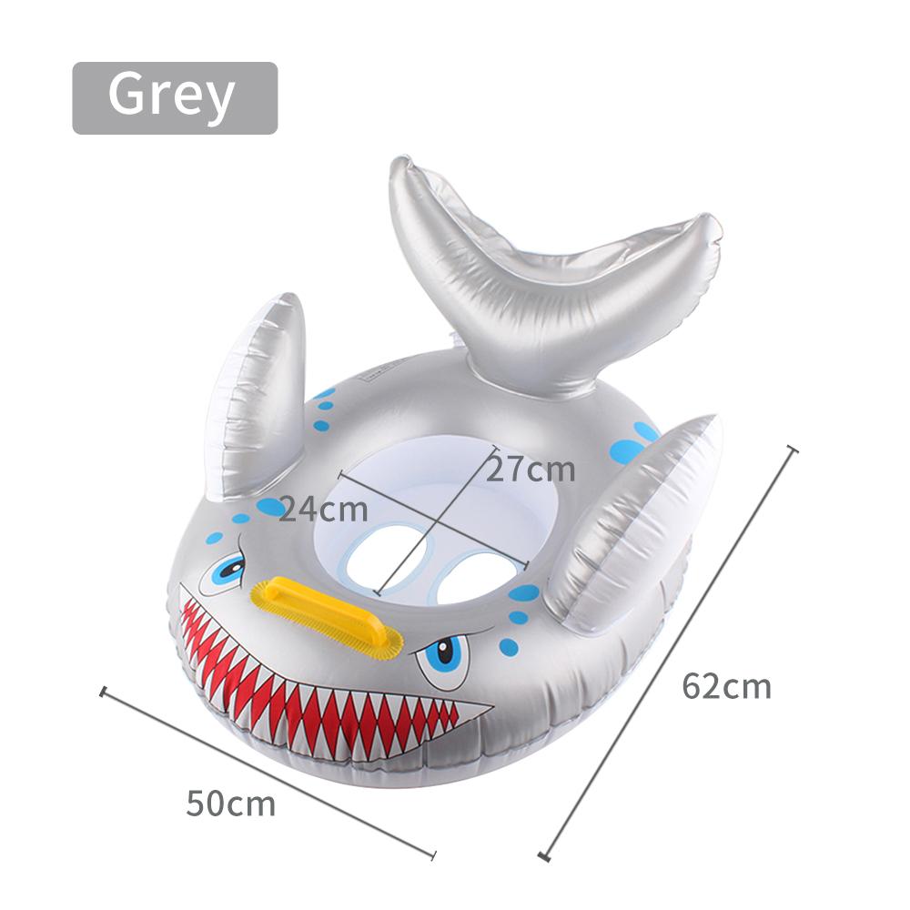 

Inflatable Whale Baby Swim Seat, Cartoon Water Toy for Kids with Handle, Summer Beach Float