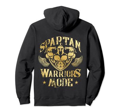 Modo Guerreiros Espartanos Dourado Gladiador Espartano Academia Treino Presente Moletom