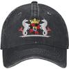 Almere Coat of Arms Baseball Cap Vintage Washed Denim Style Adjustable Dad Hat for Unisex Women