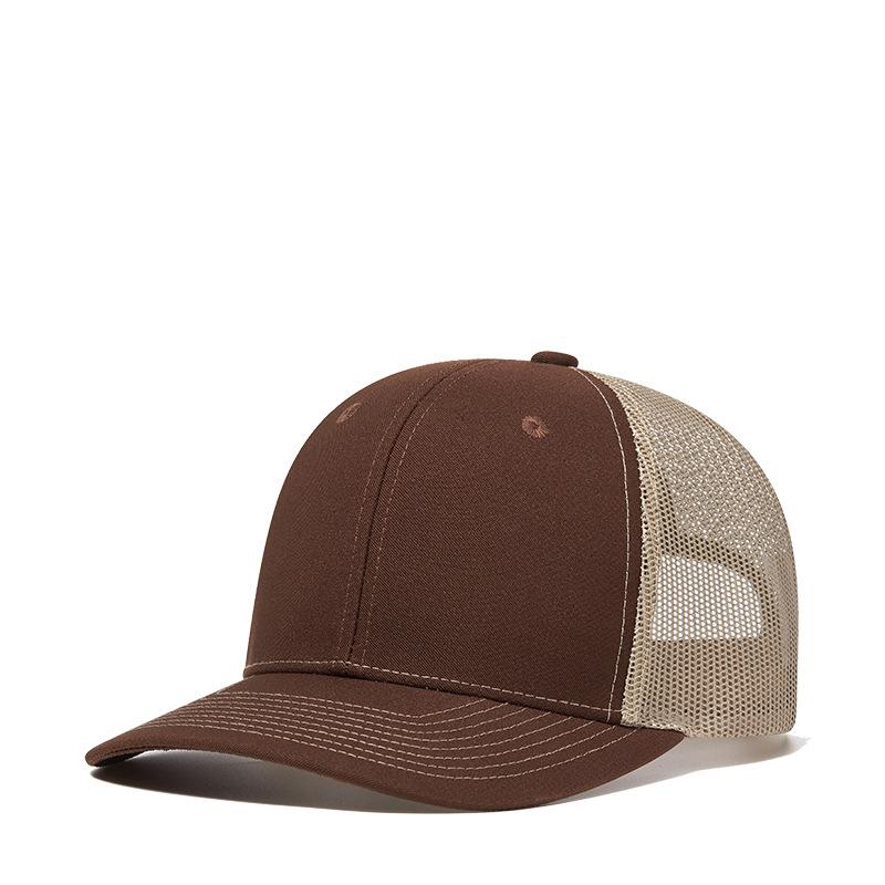 Custom Logo Animal Hunting Leather Patch Mesh Snapback Richardson 112 Trucker Hats Caps Duck Camo Trucker Hats