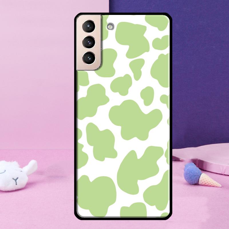 green aesthetic Phone Case For Samsung Galaxy S25 Ultra S23 S20 S21 S22 S24 FE S9 S10 Plus S24 Ultra Cover