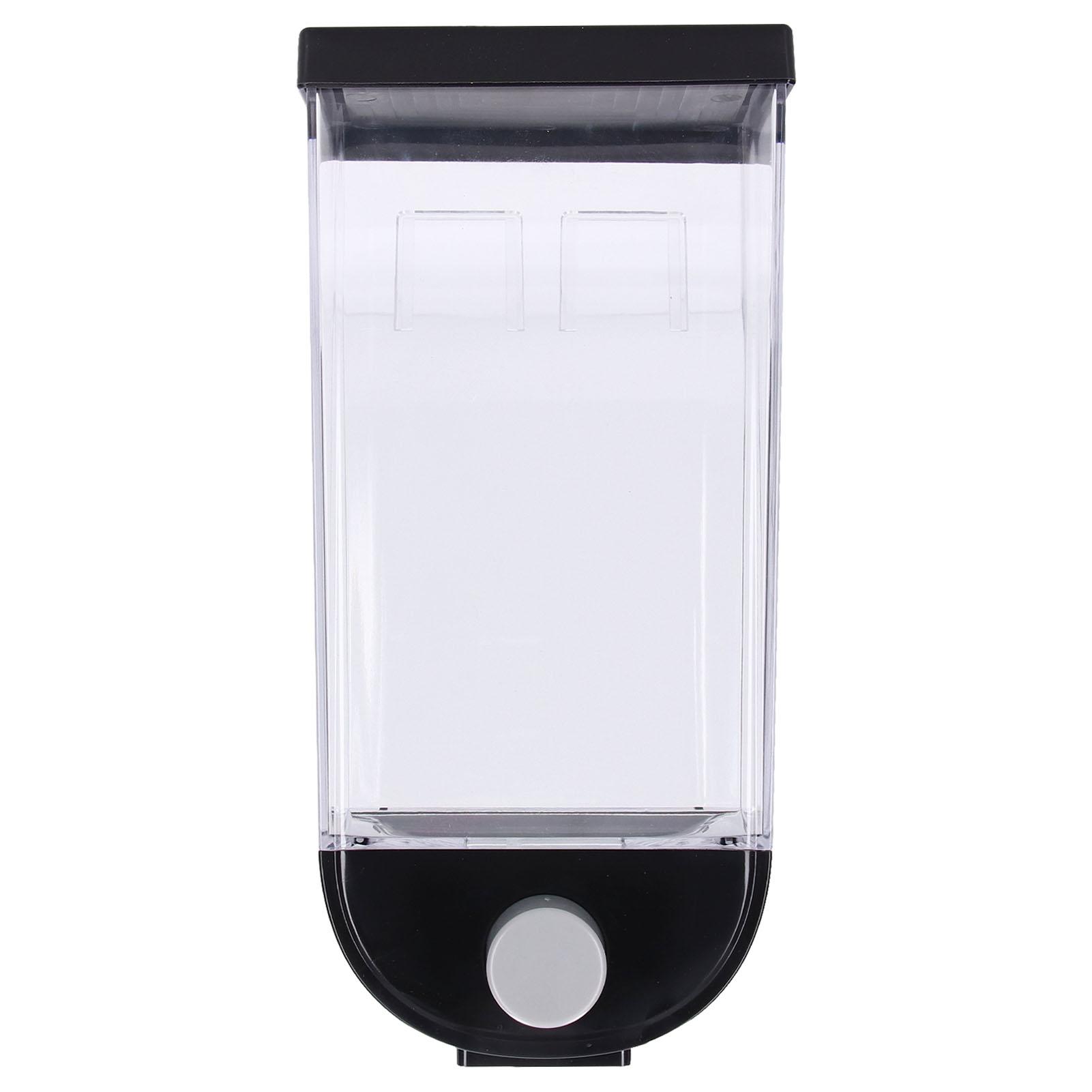 

Square Dry Food Dispenser Wall Mounted Grain Storage Container Laundry Bead Cereal Dispenser for
