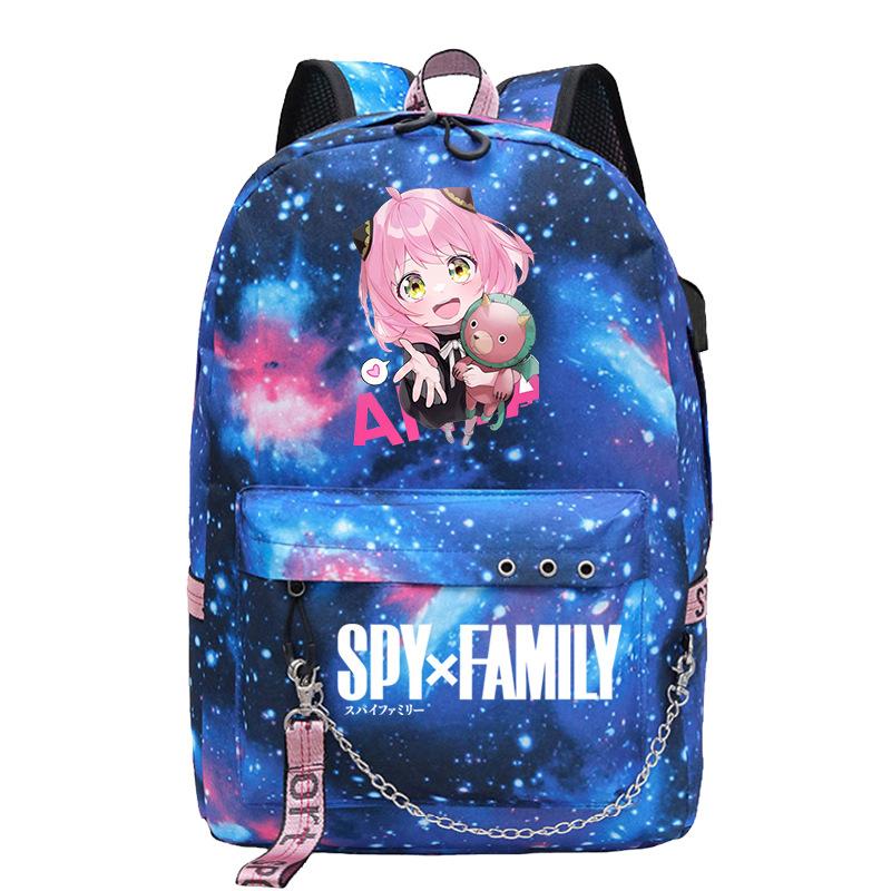 Spy playhouse anime periphery Ania backpack durable schoolbag girl cute schoolbag two-dimensional backpack