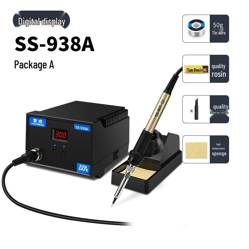 936 Adjustable Temperature 60W Soldering Station - Ideal for Household and Mobile Phone Electronic Repairs.