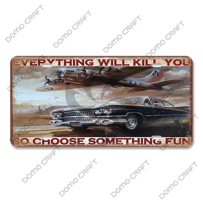 Pilot Poster Vintage Metal Plate Airplane Flight Attendant Metal Tin Sign Retro Wall Decor for Flying Club Home