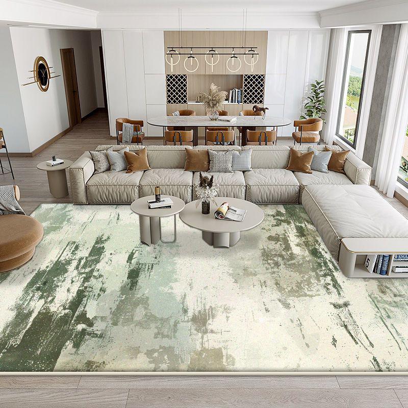 Modern Simple Large Living Room Rug Antiskid Bedroom Decoration Carpet Solid Color Abstract Sofa Table Mat Easy Clean Washable