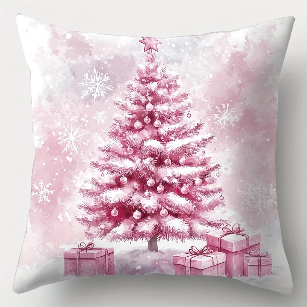 Christmas decoration pillowcase New Year gift cute Santa Claus Snowman pattern home room decoration sofa cushion cover