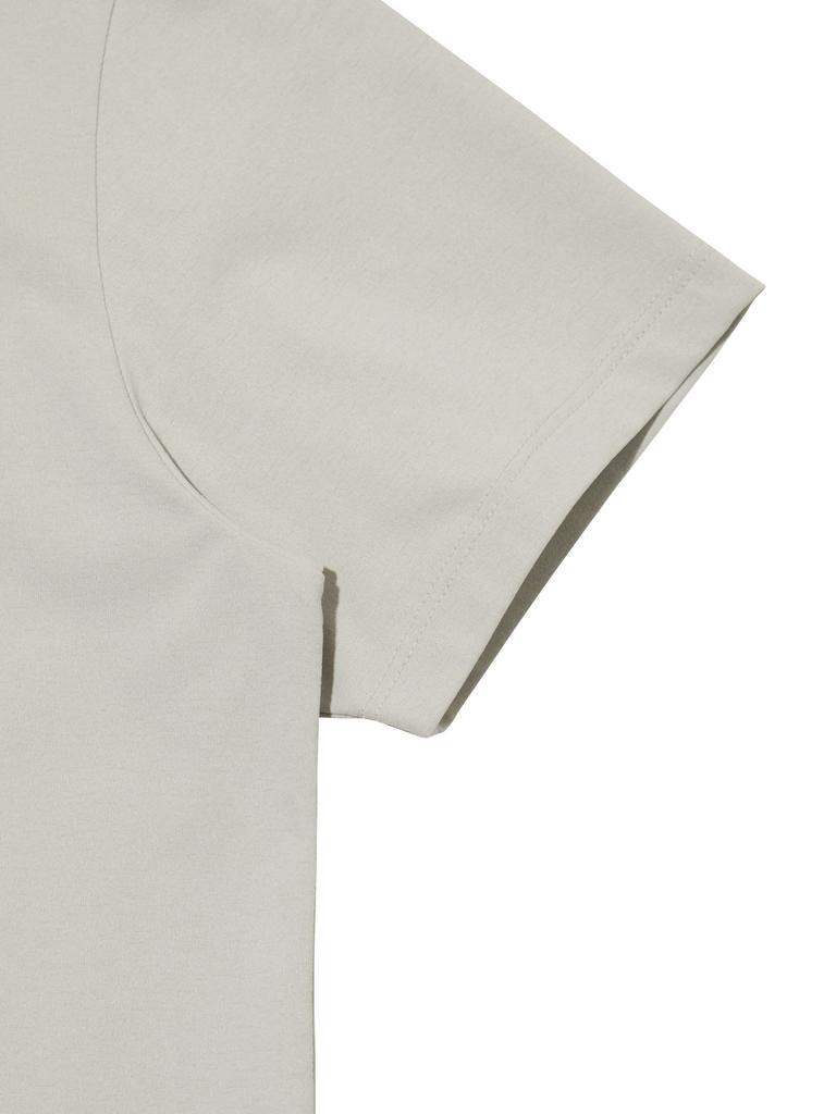 EIDER Verdon Women'S Short Sleeve Polo Shirt_Oatmeal Grey