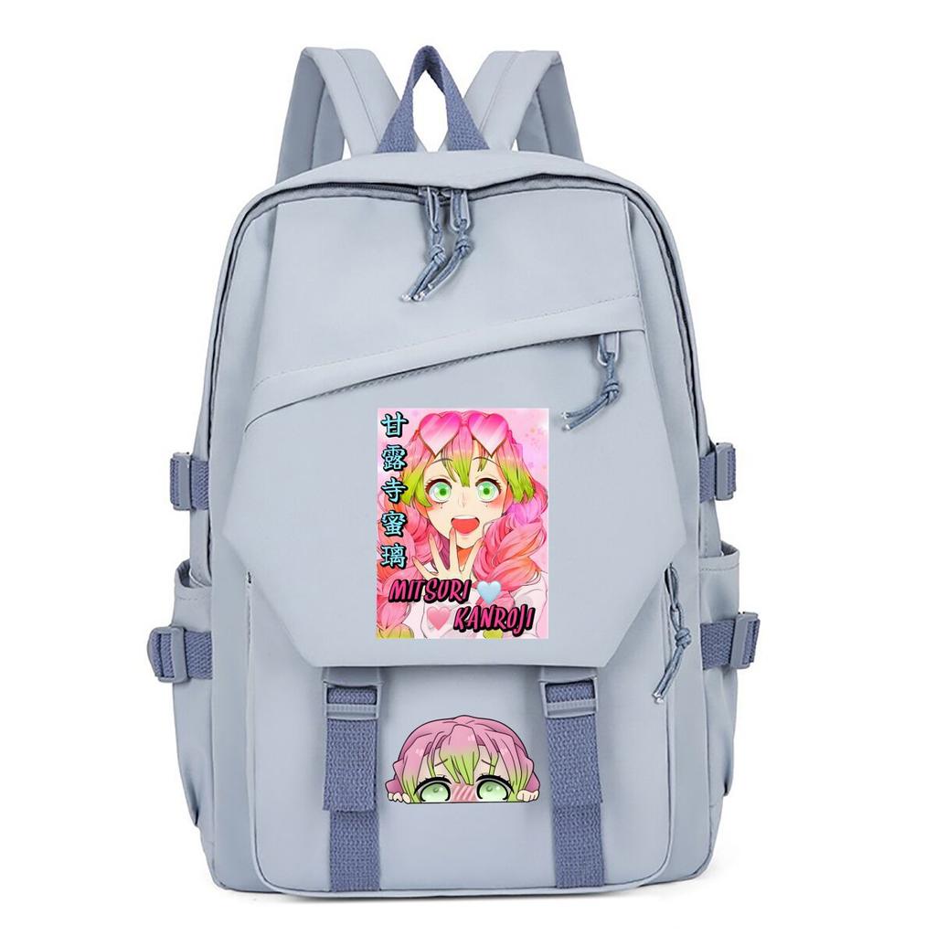 Large Capacity Schoolbag with Shoulder Strap; Student Three-piece Pencil Case Set