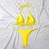 Costume da bagno bikini sexy da donna spezzato in stile europeo e americano 2025