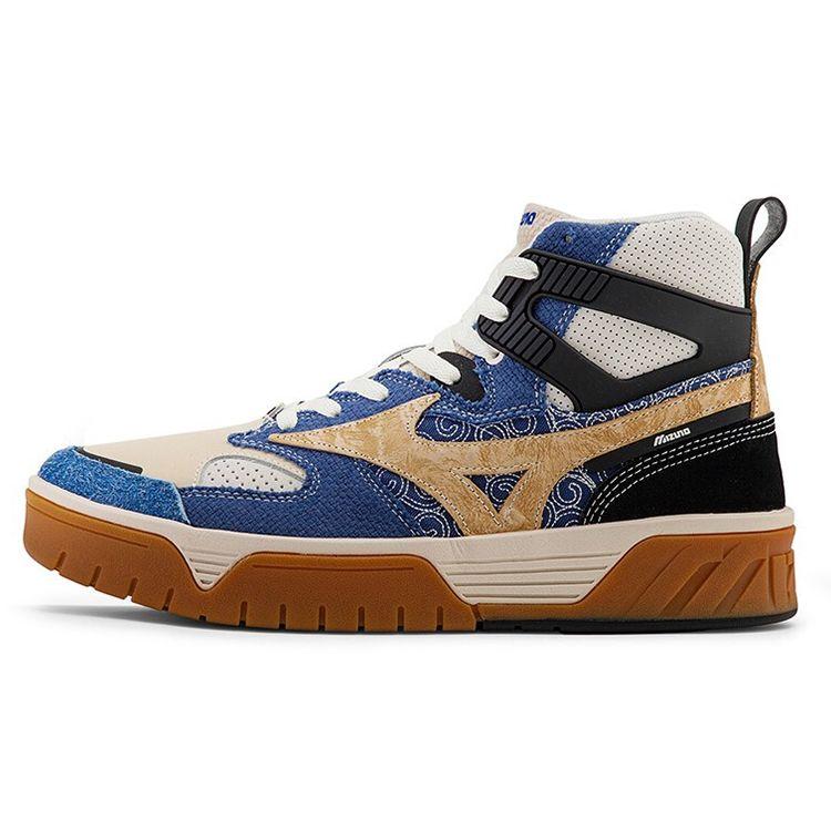 

Mizuno Низкие и высокие кроссовки унисекс сине-белые D1GH213101 40