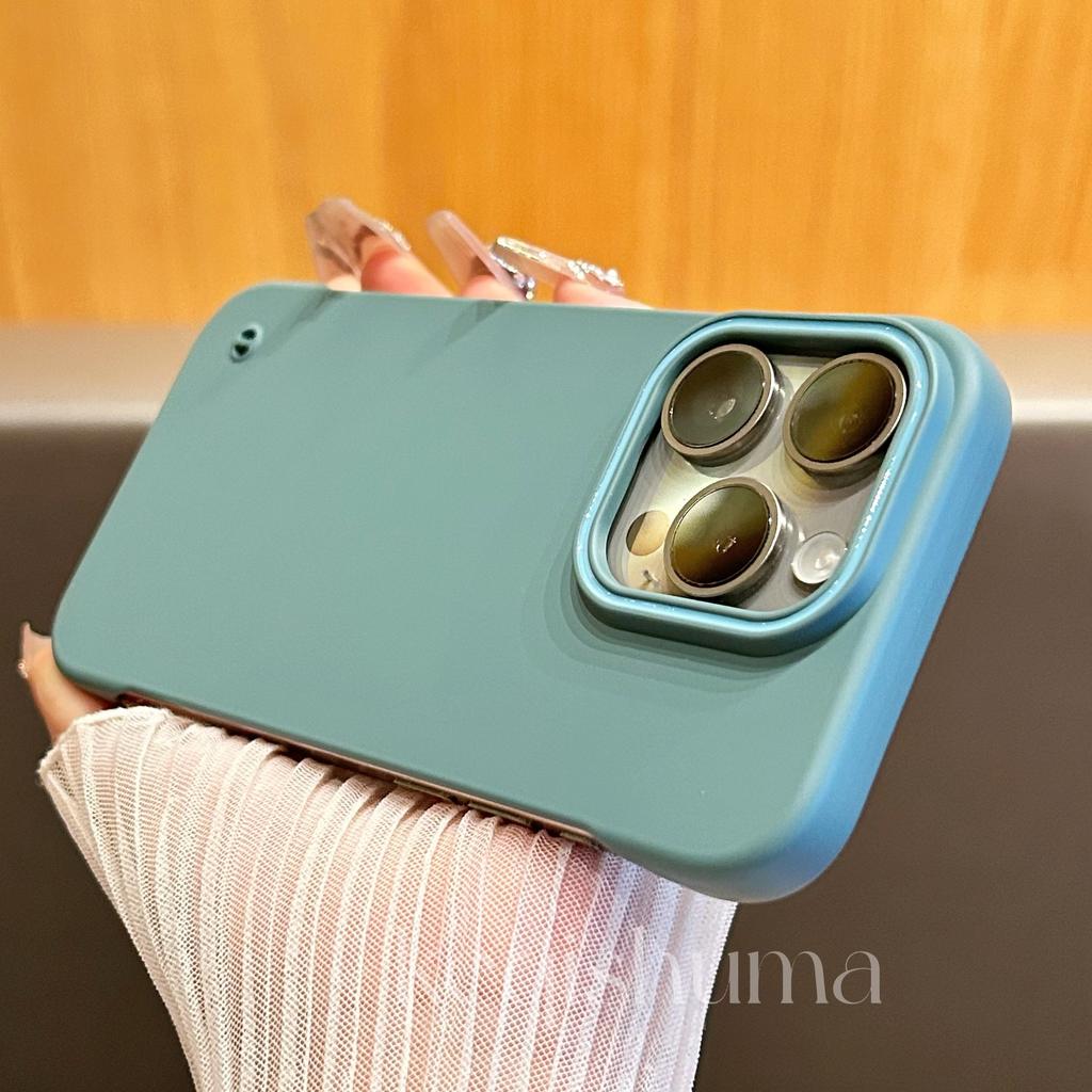 Anwendbar auf iPhone 16 Weiche und dünne magnetische Saug-Handyhülle mit Kreis Apple 15 Rahmenlose ultradünne PC-Schutzhülle mit Bare-Metal-Gefühl