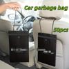 50Pcs Thickened Hanging Car Trash Bag Vehicle Interior Special Cleaning Bag Premium Feeling Automobile Accessories Storage Bags