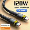 120W Fast Charge Cable PD Quick Charging High Quality USB C TO USB Type C Cable For iPhone Xiaomi 17Plus Pro Max Samsung S24