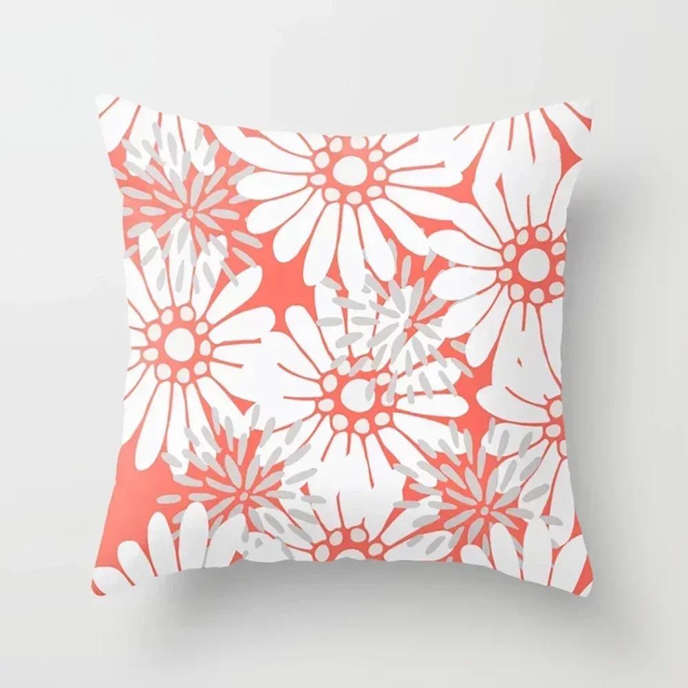 

Декоративная наволочка с психоделическим узором «Лепестки» для дивана и автомобиля, квадратная подушка, наволочка 40x40cm