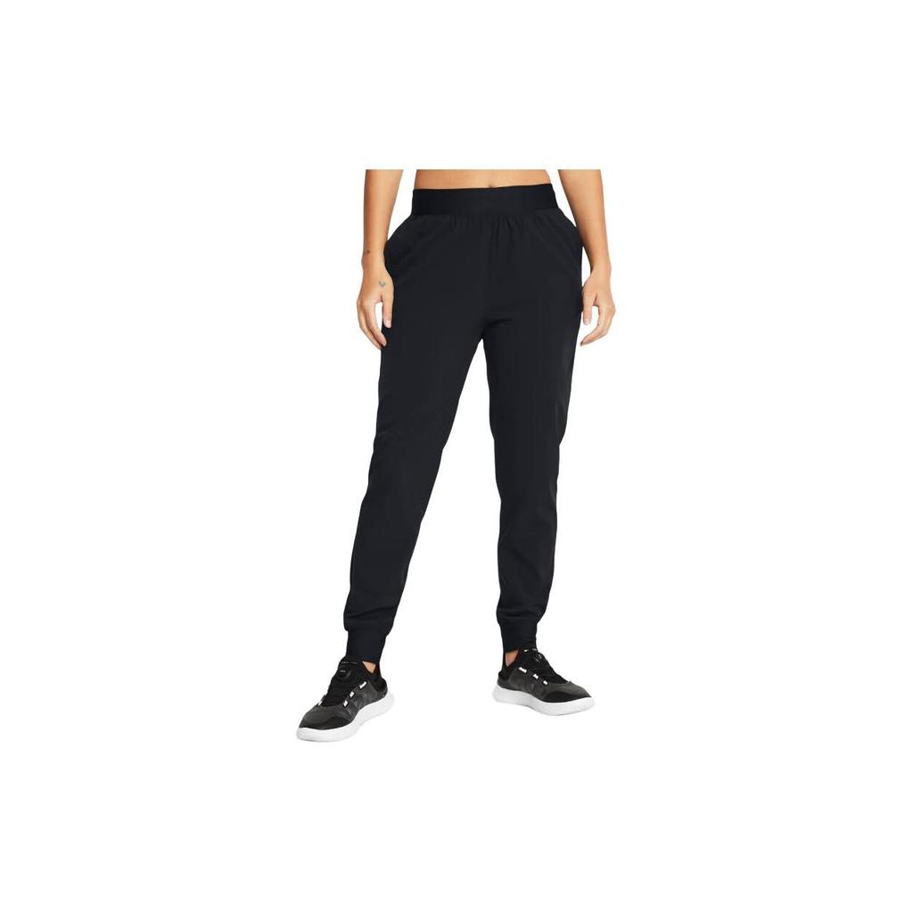 Under Armour Armour Sport Solid High-Waisted Training Woven Pants Women Pants Black 1383315-001