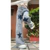 Dámské Baggy Blue Star Jeans Vintage Y2k Estetické džínové kalhoty 90. let Harajuku Kovbojské kalhoty s vysokým pasem a širokým pasem Oblečení 2000 2024