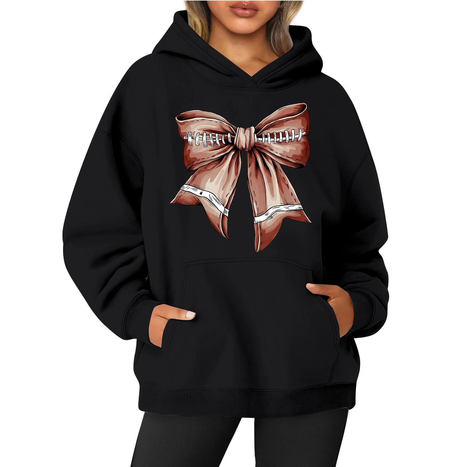 

Женская толстовка с круглым вырезом и длинным рукавом с принтом регби L чёрный