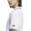 Adidas Golf Golf Monogram Kurzarm-Polo für weiße Damen,