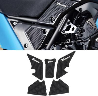Para Tenere 700 T700 XTZ 700 2019 2020 Motocicleta Adesivo Antiderrapante Lateral para Tanque de Combustível Almofada Impermeável Adesivo de Borracha