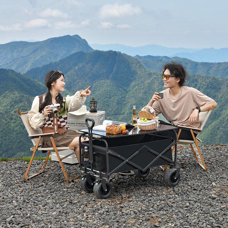 Portable Folding Camper Cart for Camping and Travel