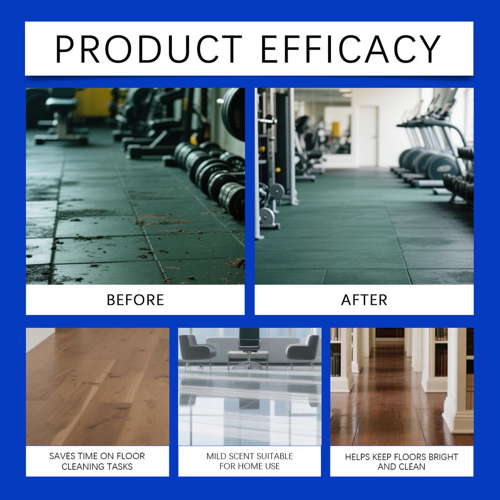 Floor Cleaner Tablets for Hard Floors Multi-Surface Floor Cleaning Gentle Formula 10 Pieces Pack Suitable for Various Floor Types