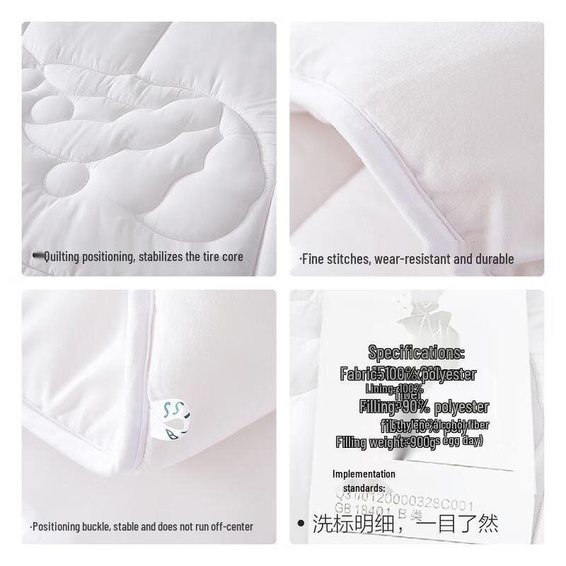 Mercury Home Textiles Soja Antibakterische Steppdecke