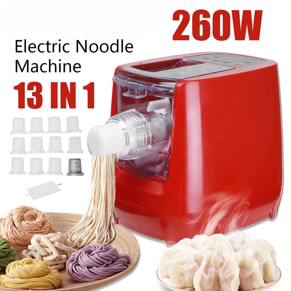 260W Household Multifunctional Automatic Pasta Maker Vegetable Noodle Press Machine Dumpling Spaghetti Cutter Noodles Dough Blender