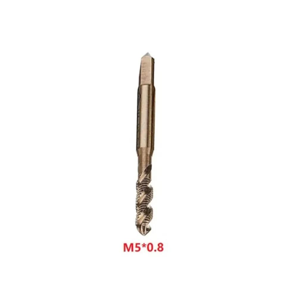 Metric HSS Spiral Flute Screw Threading Taps Drill Set Tools For Machine Metals M2 M2.5 M5 M6 M8 M10 M12 M16 M20 M240