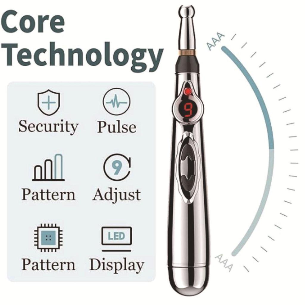 Cross-Border Acupuncture Massage Pen - Electric Meridian Energy Acupoint Massager