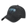 Jcvd Jul Blue Men Women Baseball Cap  Distressed Washed Hats Cap Vintage Outdoor All Seasons Travel Unstructured Soft Headwear