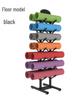 Wall-Mounted Yoga Mat Rack: Studio & Home Storage Display Shelf