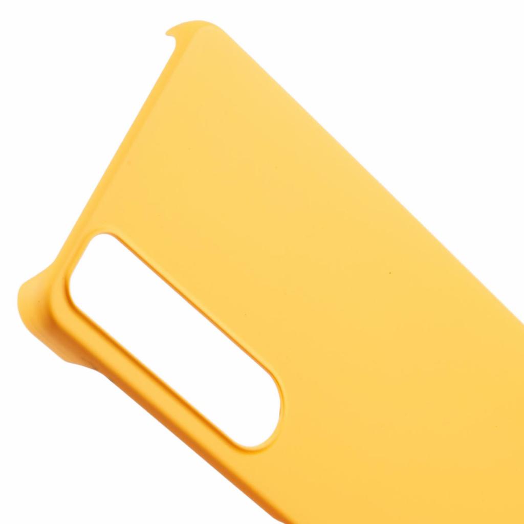 Dla Sony Xperia 1 VI Niepełny Pokrowiec Skóra w Dotyku Matowe Twarde PC Etui na Telefon