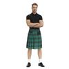 Neues Schottisches Festival-Rock Herren karierter Faltenrock Bierkleidung Außenhandel Unisex High-Waist Elastischer Halbrock für Herren
